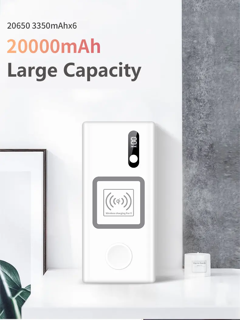 Bakeey 60W PD3.0 20000mAh Muti-Device Wireless Charging Power Bank for Notebook Macbook Samsung S10+ Xiaomi Redmi Note8 HUAWEI
