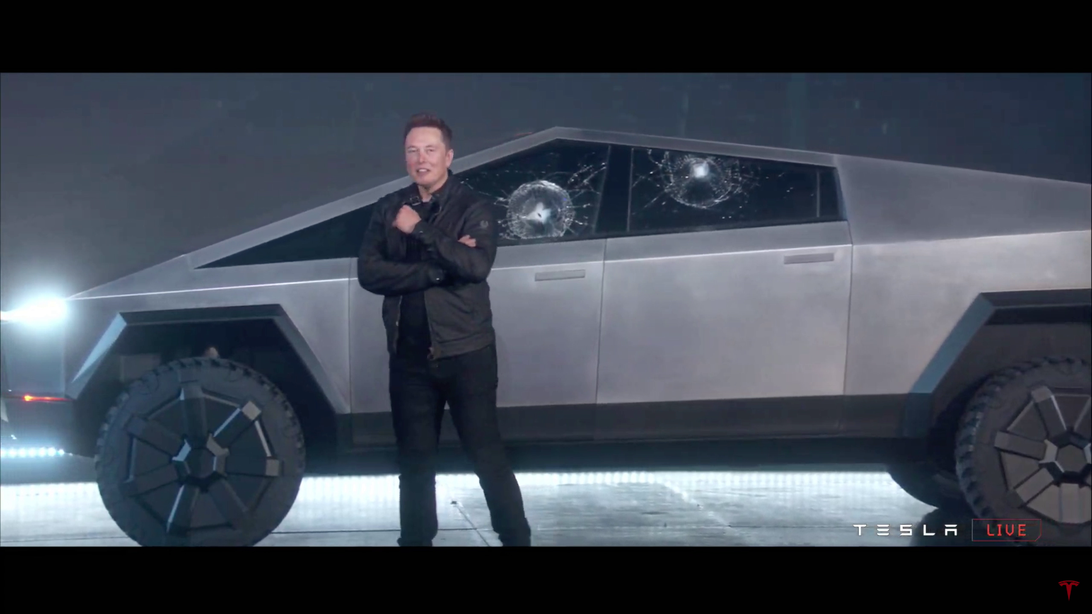 Tesla Cybertruck glass fail