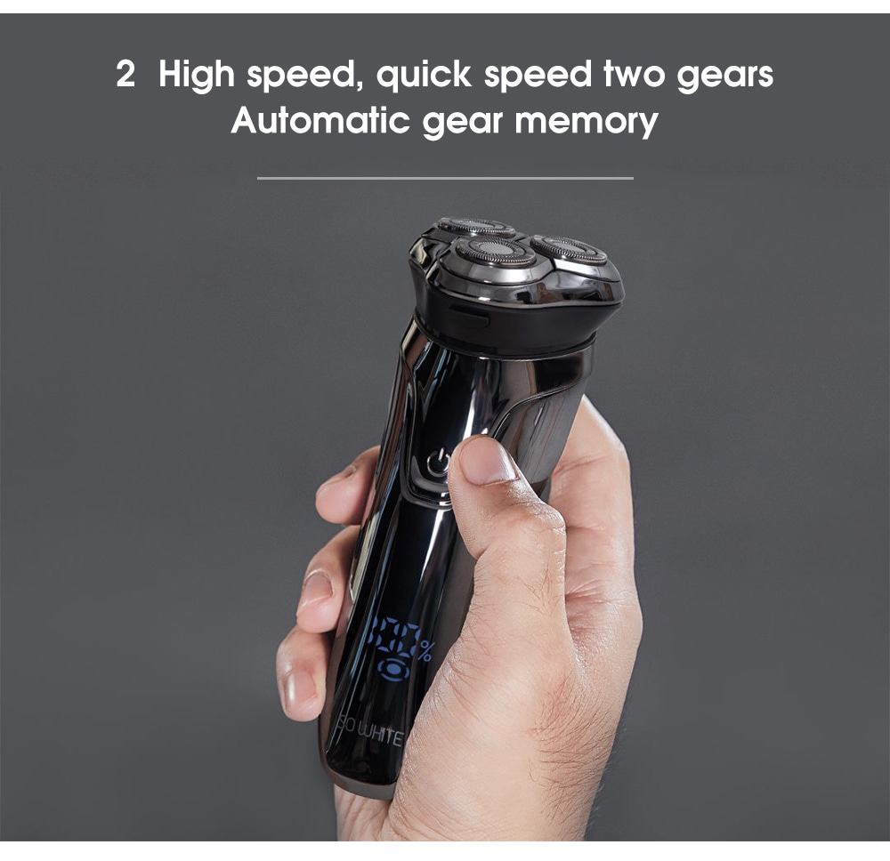 ES3 Waterproof 3D Smart Floating Blade Head Razor from Xiaomi Youpin- Silver