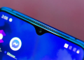 Speaker grill on the OnePlus 7T