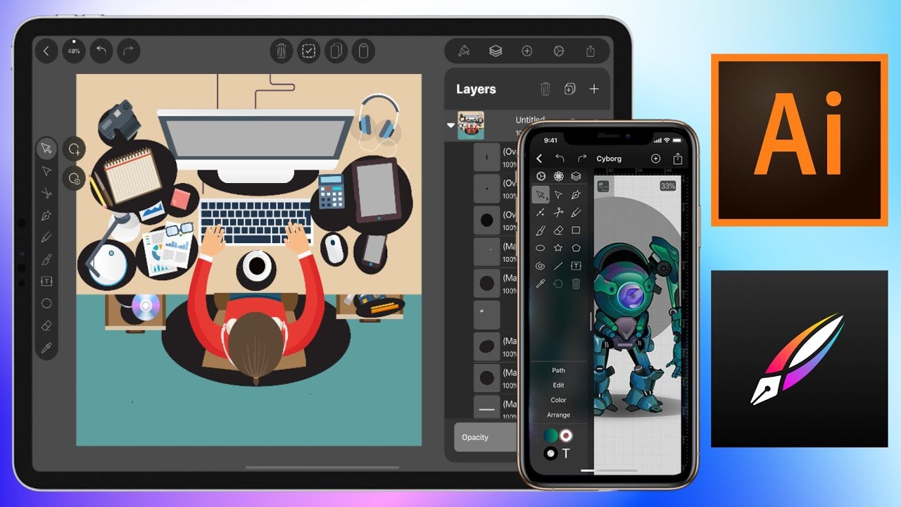 Adobe Illustrator for iPad announced Brumpost