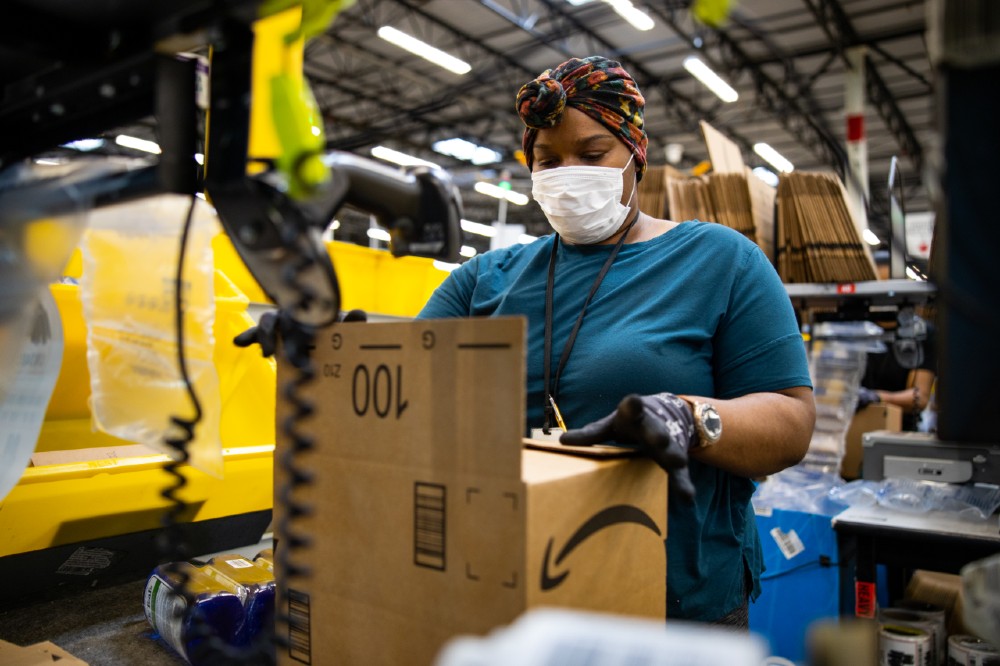 Amazon workers fight for better COVID-19 conditions