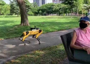 Spot robot trial in Singapore