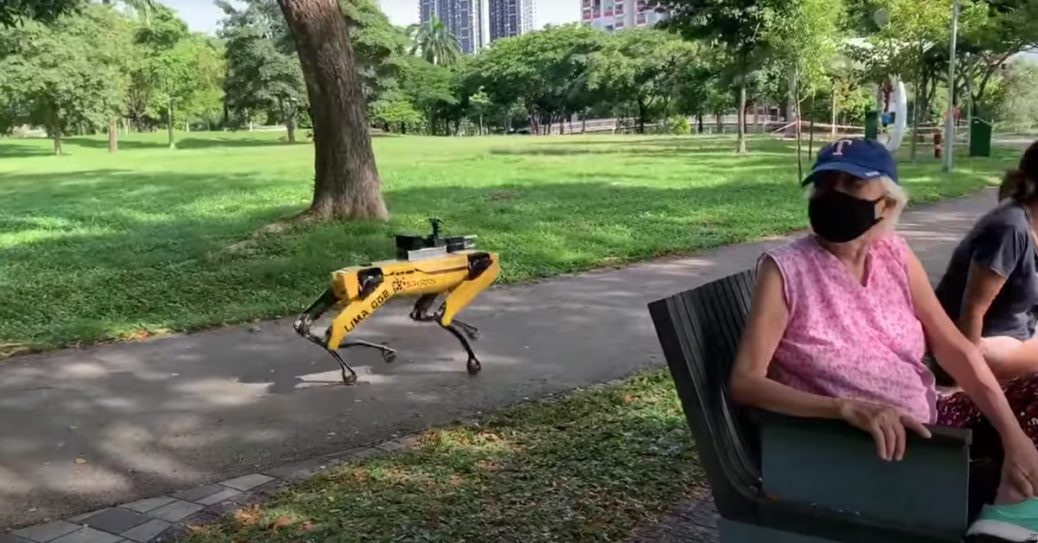 Spot robot trial in Singapore