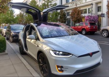 Tesla Car radar sensor